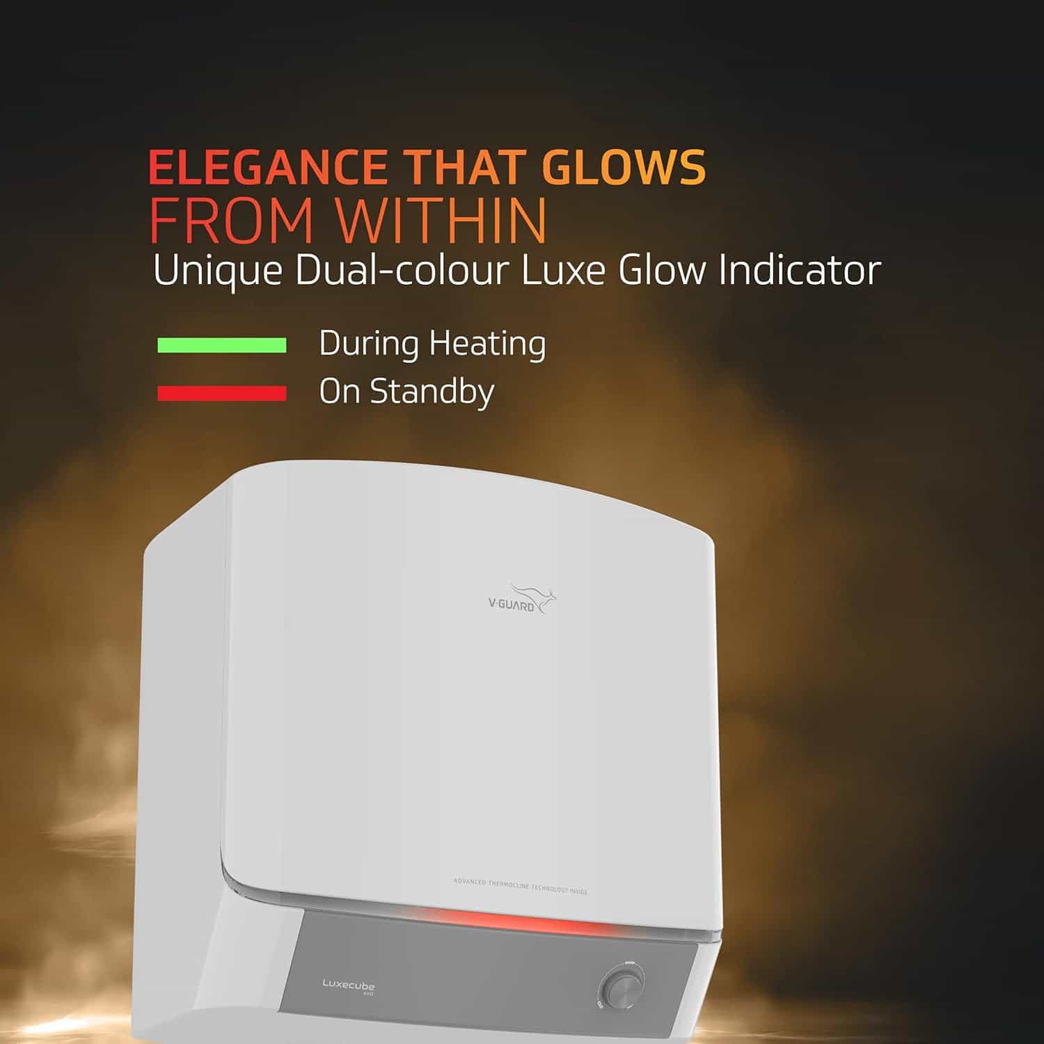 15LTRS LUXECUBE ELITE (3035032)-WATER HEATER-V-GUARD