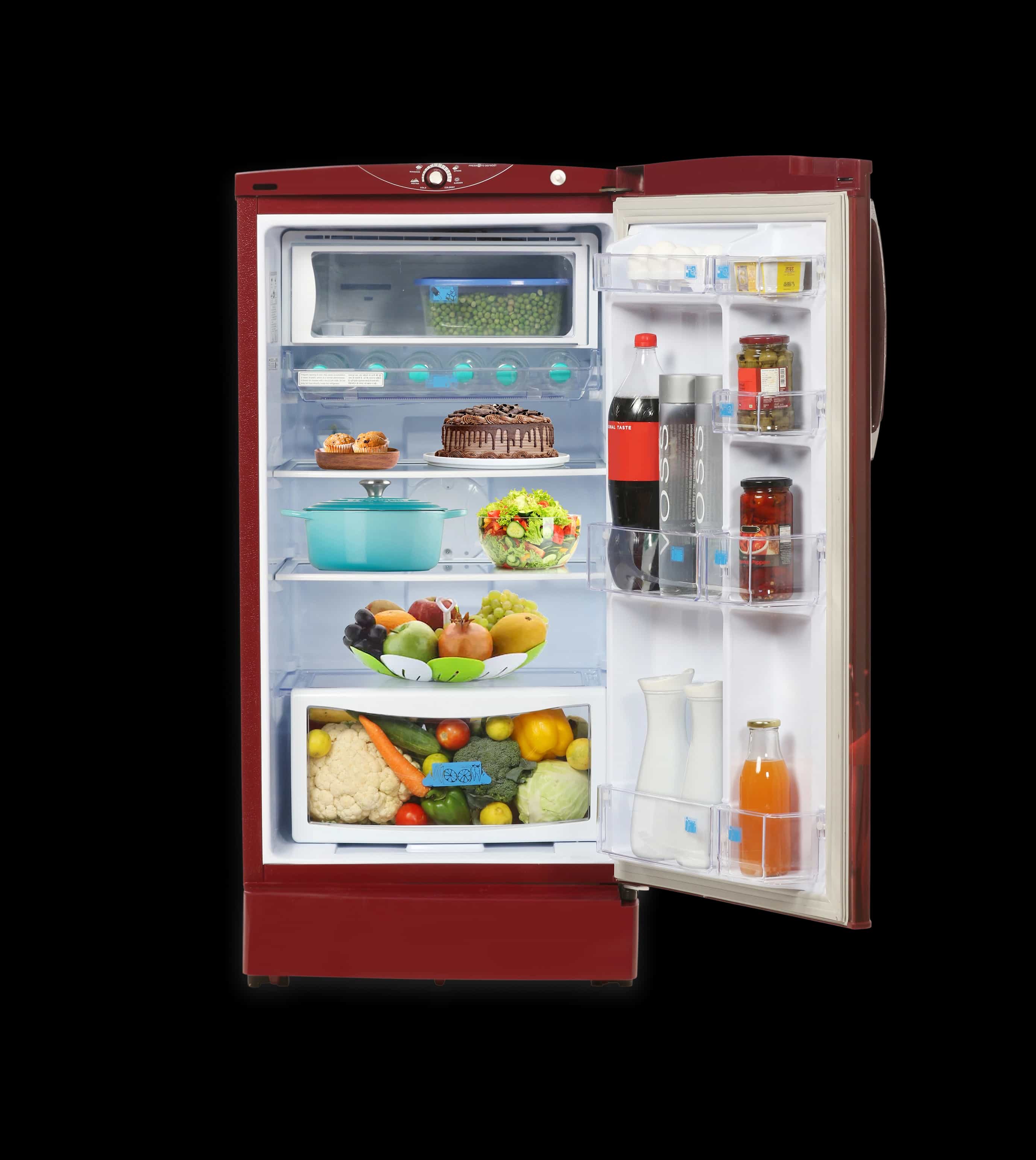 RD EDGE 205AN THF ST WN-(STEEL WINE)(180 LTRS)(52141501SD03853)-REF-DC-GODREJ
