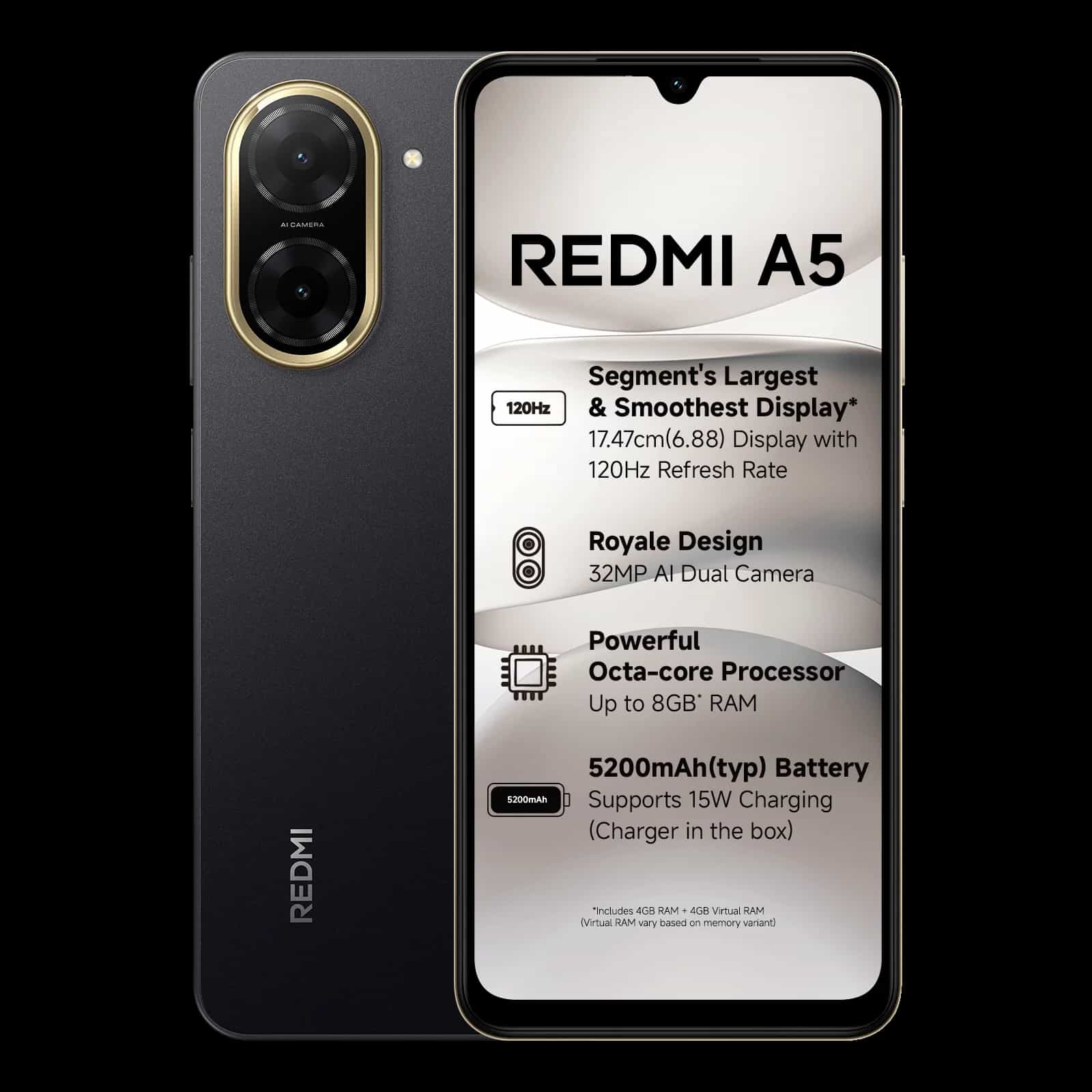 REDMI A5 (3+64)-MOBILE PHONE-REDMI