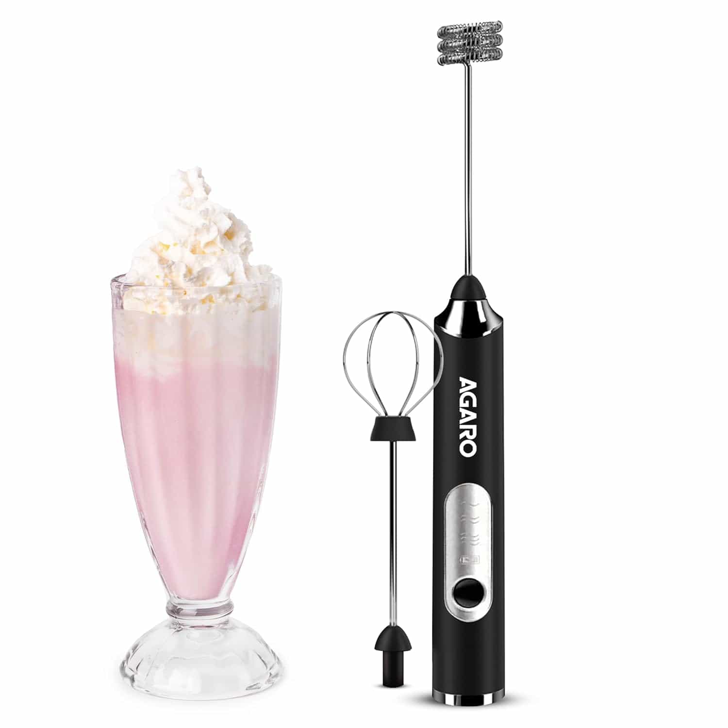 ROYAL MILK FROTHER (DOUBLE LAYERED MILK FROTHER & EGG WHISK)(34052)-HAND BLENDER-AGARO