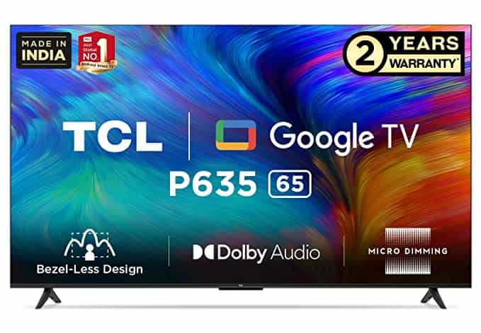 65P635 PRO (4K, UHD, SMART,GOODLE TV) - LED UHD - TCL