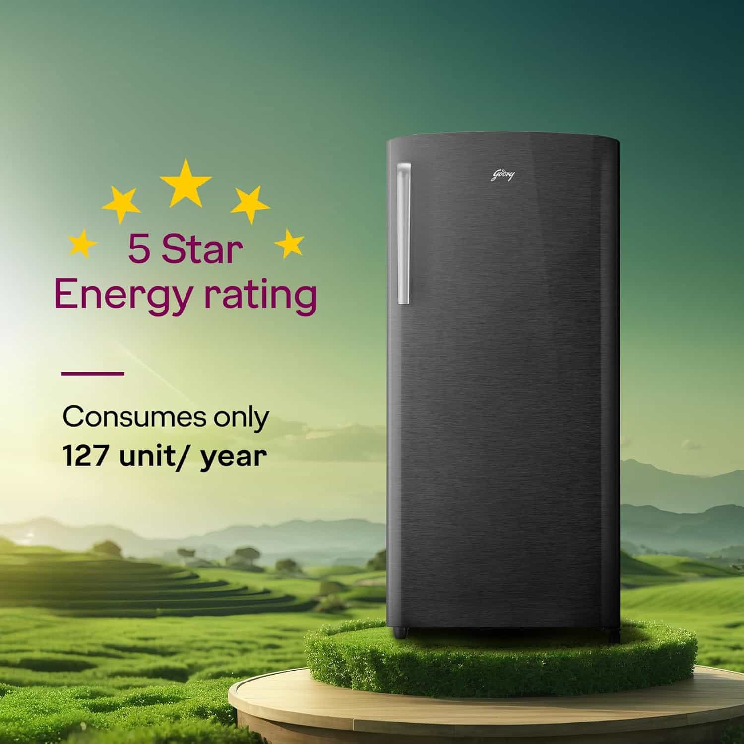 RD EMARVEL 215C TDF RT WN-(RADIANT WINE)(194 LTRS)(4 STAR)(52141501SD03837)-REF-DC-GODREJ