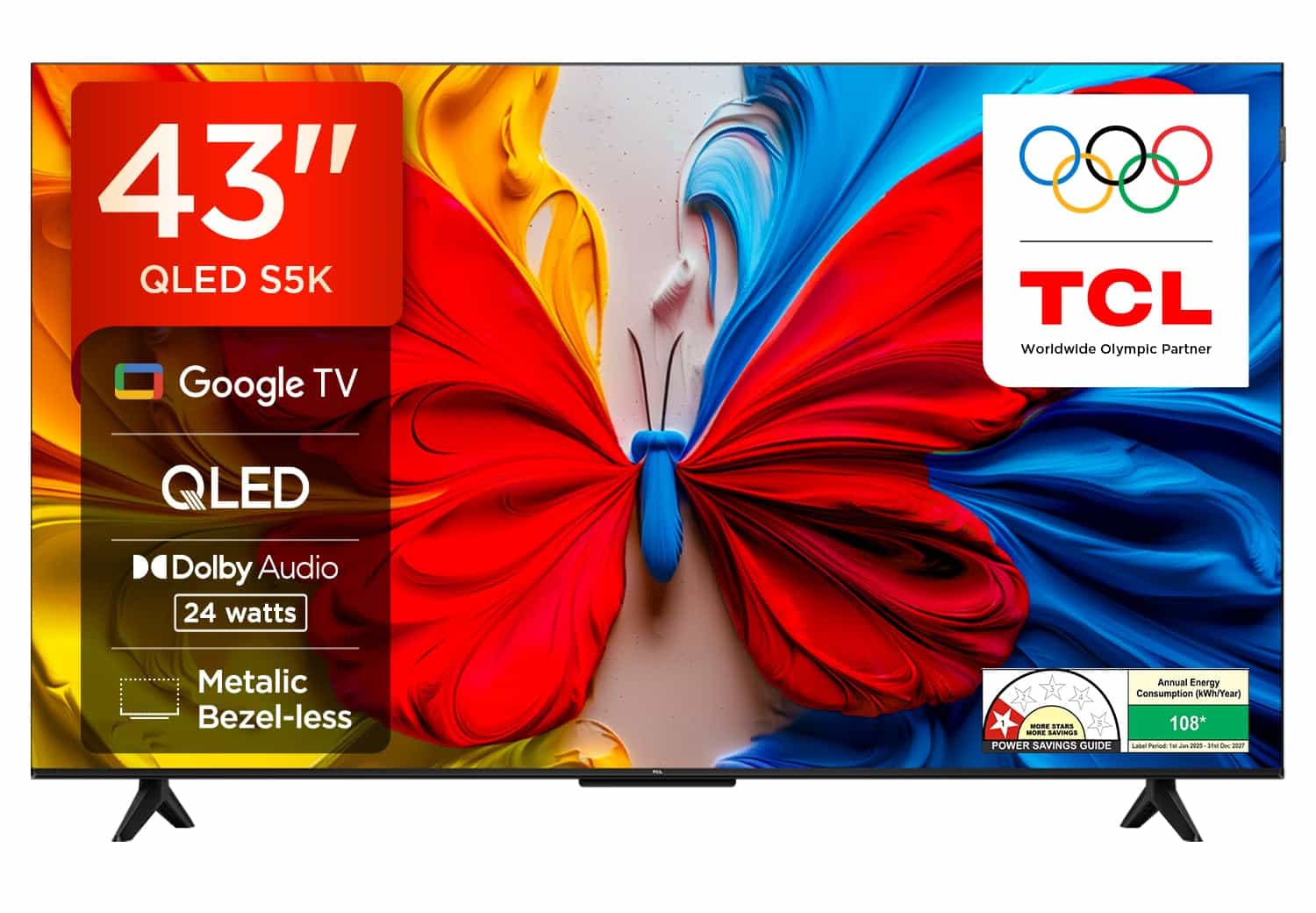 43S5K (UHD)(SMART) QLED TV TCL