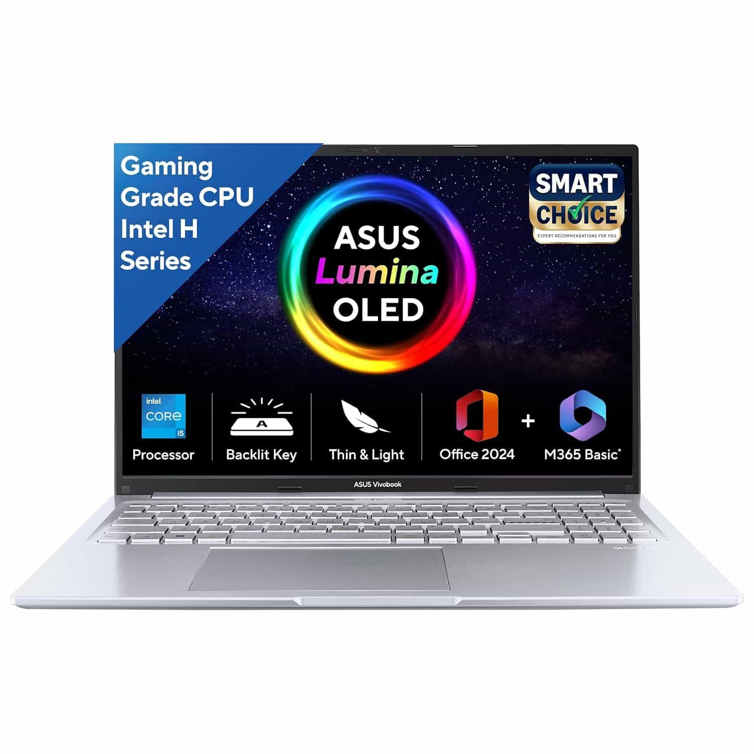 X1605VA-SH1952WS/INTEL I5-13420H/8G+8GB/512G/INTEL UHD GRAPHICS /16.0-INCH/TRANSPARENT SILVER/BACKLIT/WIN11 HOME/OFFICE HOME 24-LAPTOP-ASUS