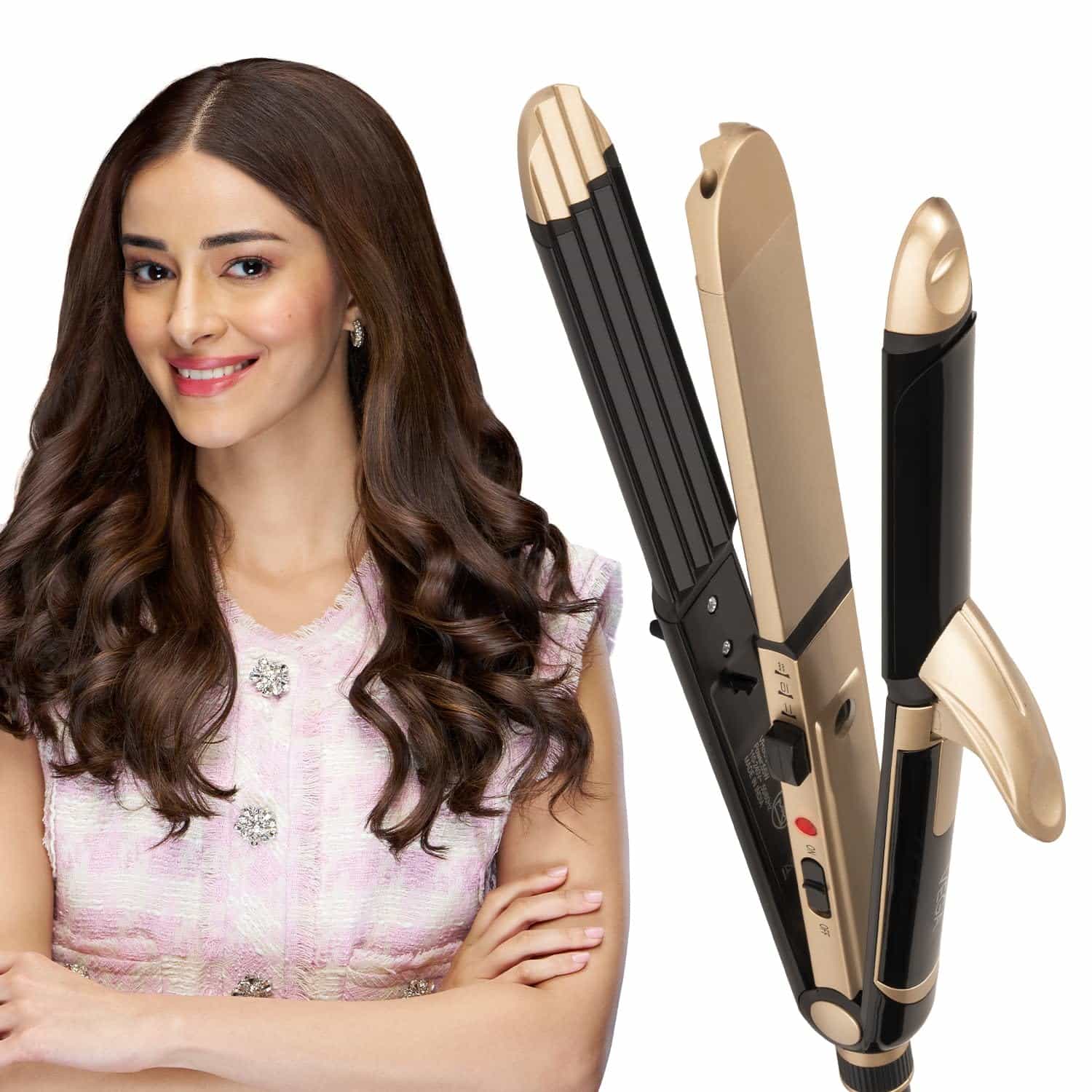 VHSCC 01 (STRAIGHTENER,CURLER & CRIMPER)(3-IN1 HAIR STYLER)-HAIR STYLER-VEGA