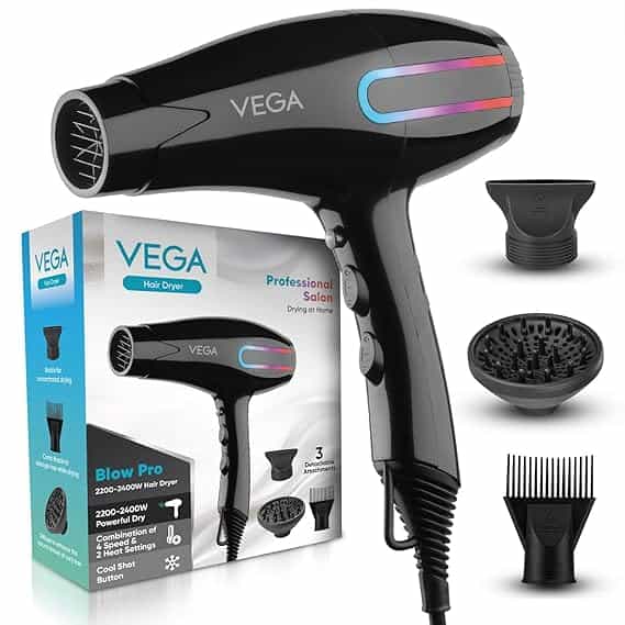 VHDP 05 (BLOW PRO)(2200W-2400W)(COMNINATION OF 3 ATTACHMENTS)-HAIR DRYER-VEGA