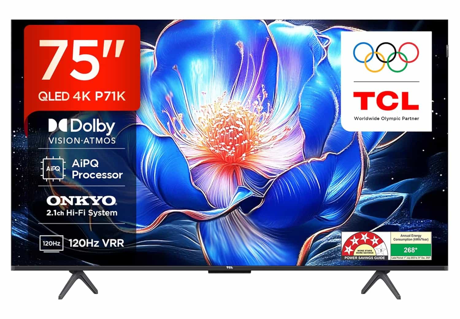 75P7L (4K SMART GOOGLE TV)-LED QLED-TCL