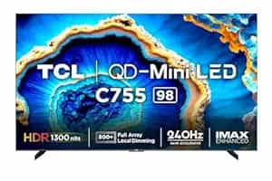 98C755 (QD MINI)(4K , GOOGLE TV) - LED OLED-QLED - TCL