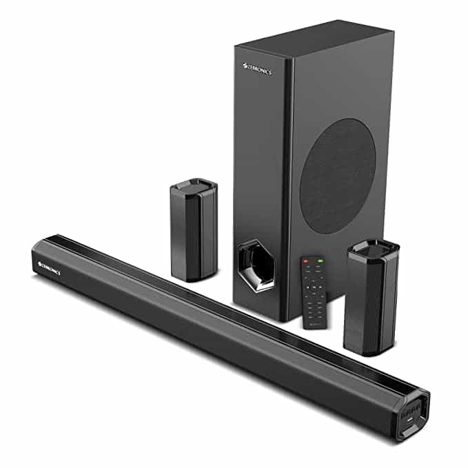 JUKE BAR 7400 PRO (5.1CH,180W,DUAL REAR SATELLITE) - AUDIO-SOUND BAR - ZEBRONICS