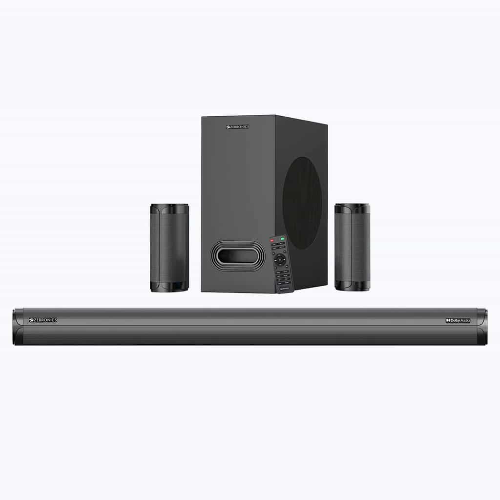 JUKE BAR 9450 PRO (501CH,525W,DOLBY,DUAL SATELLITE SPEAKERS & SUB WOOFER) - AUDIO-SOUND BAR - ZEBRONICS