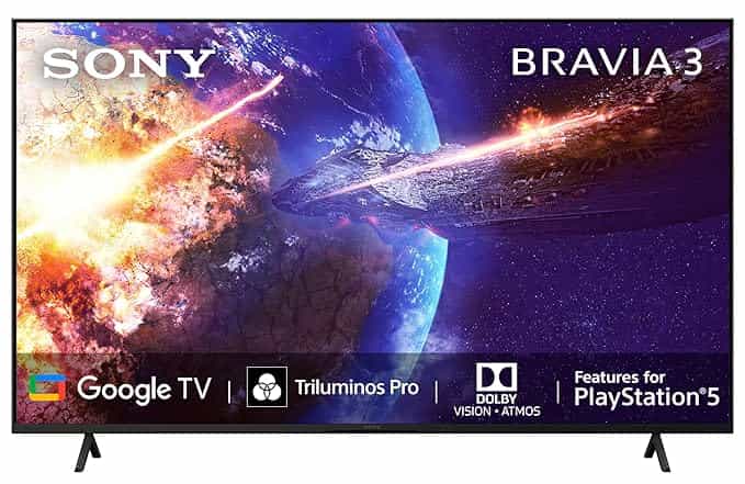 K-55S30 (GOOGLE TV)(4K UHD SMART LED)(BRAVIA 3)(12640101) - LED UHD - SONY