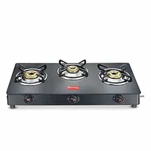 MAGIC PLUS GTMP-03 (3 BURNER)(GLASSTOP)(40397) - GAS STOVE - PRESTIGE