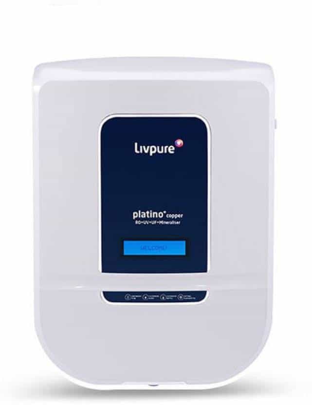 PLATINO PLUS COPPER (RO+UV+UF+MINERALISER)(8.5 LTRS) - WATER PURIFIER - LIVPURE