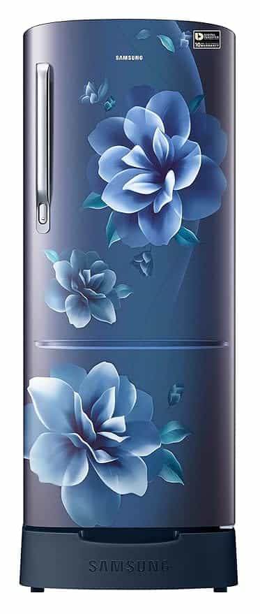 RR20C2823(CU) - (CAMELLIA BLUE)(183 LTRS)(3 STAR)(BASE STAND) - REF-DC - SAMSUNG