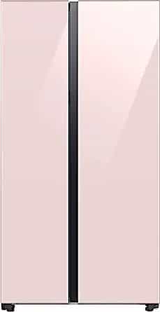RS76CB81A3P0HL - (653 LTRS)(CLEAN PINK)(BESPOKE WITH AOD)(WIFI)(FAMILY HUB) - REF-SIDE BY SIDE - SAMSUNG